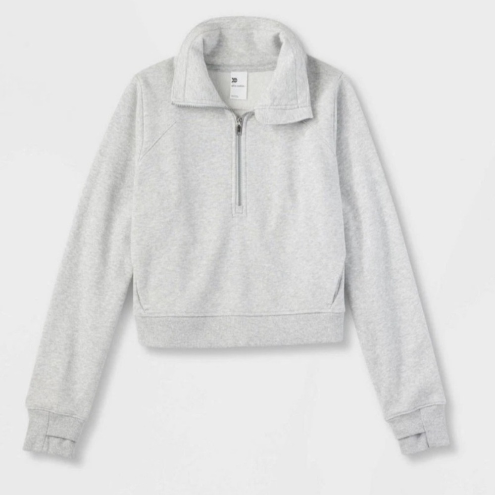 All In Motion Women's Fleece
Half Zip Pullover Sweatshirt Gray new ๐ - Picture 3 of 5